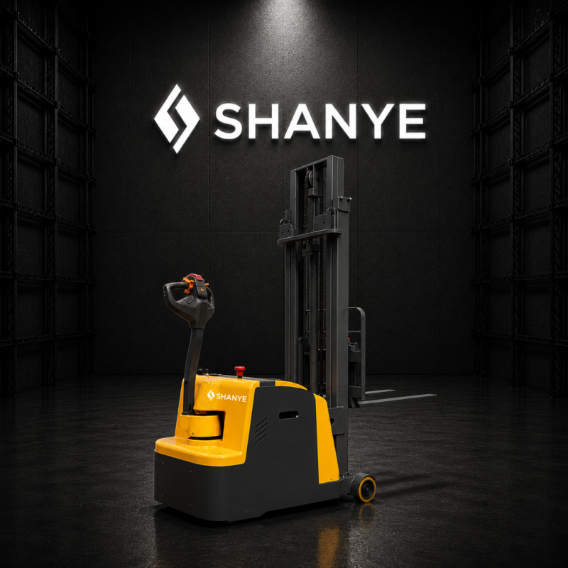 SHANYE Jel Akülü Denge Ağırlıklı İstif Makinesi 1,5 Ton 3,5 Metre