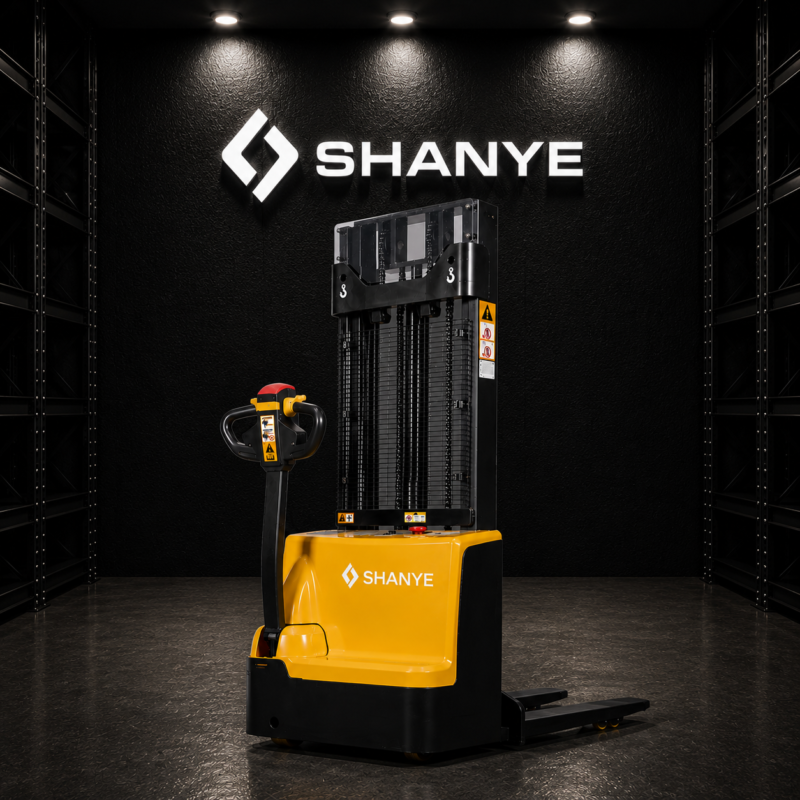 SHANYE 1,5 Ton 2,5 Metre Tam Akülü İstif Makinesi