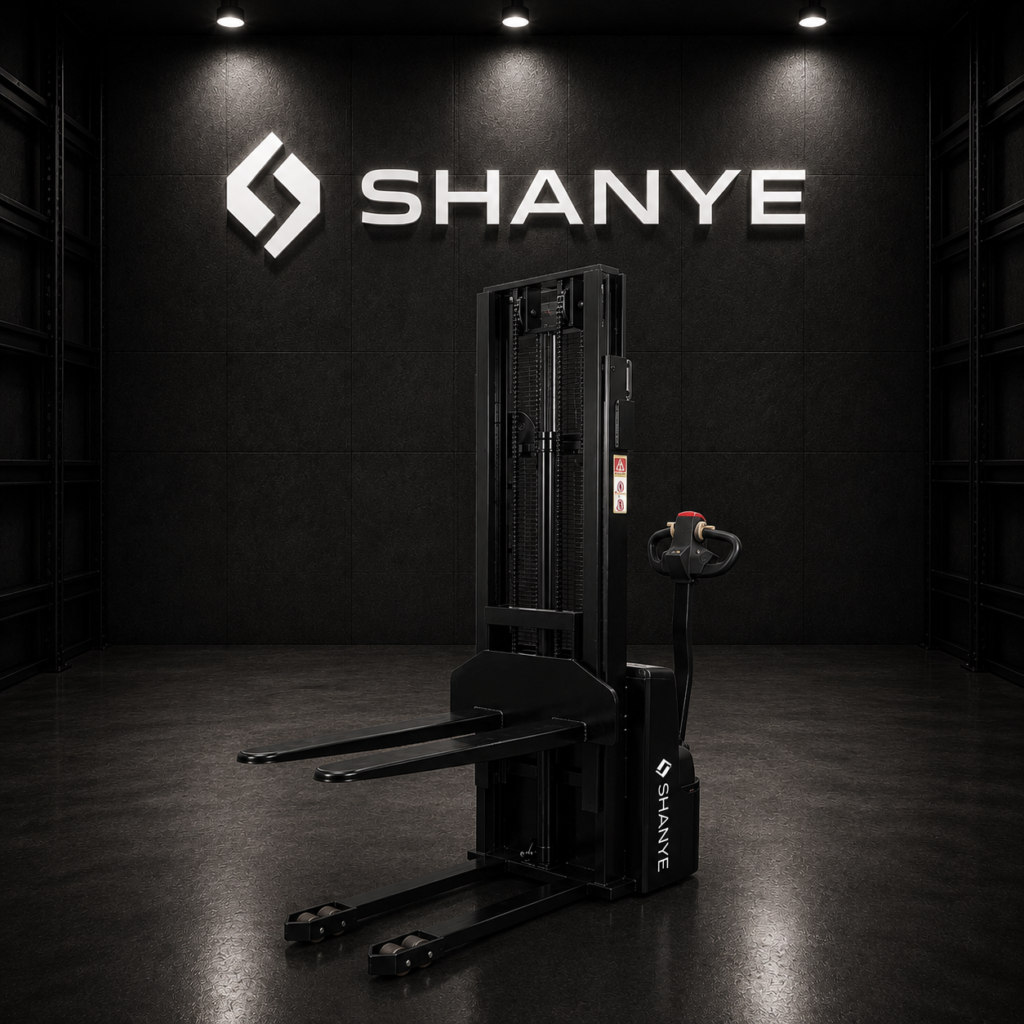 SHANYE 1,5 Ton 2 Metre Tam Akülü İstif Makinesi
