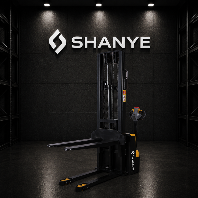 SHANYE 1,5 Ton 3,5 Metre Tam Akülü İstif Makinesi