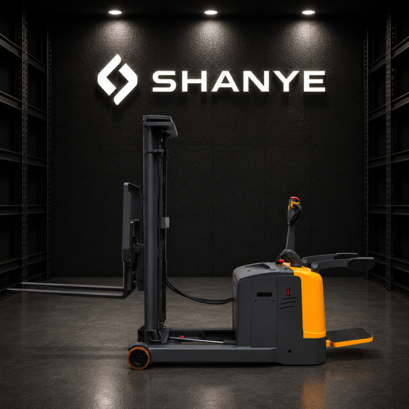 SHANYE 1,5 Ton 4500 mm Reach Stacker İstif Makinesi