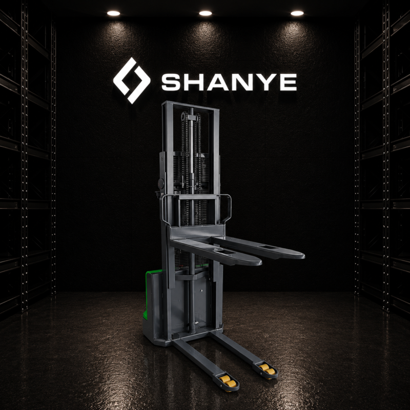 SHANYE 1,5 Ton 3 Metre Tam Akülü İstif Makinesi