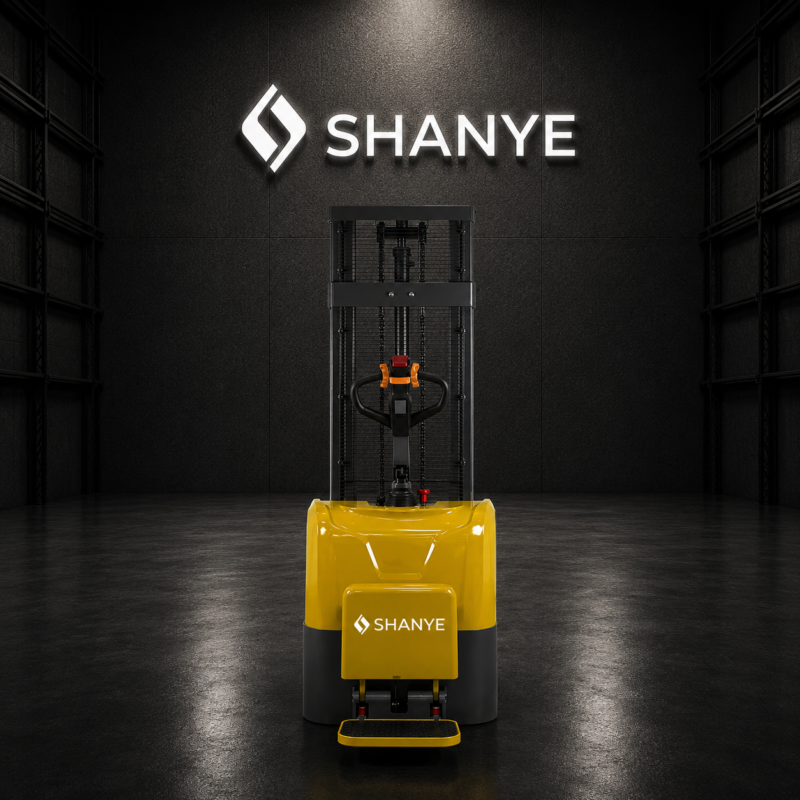SHANYE 1,5 Ton 3,5 Metre Platformlu Tam Akülü İstif Makinesi