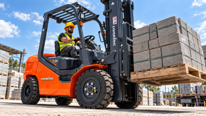 Lonking 3,5 Ton 4,5 Metre Dizel Forklift LG35DT