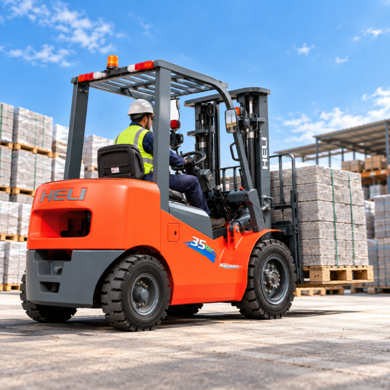 Heli 3 Ton 4,7 Metre Dizel Forklift