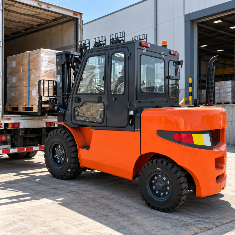Lonking 5 Ton 4,5 Metre Dizel Forklift LG50DT