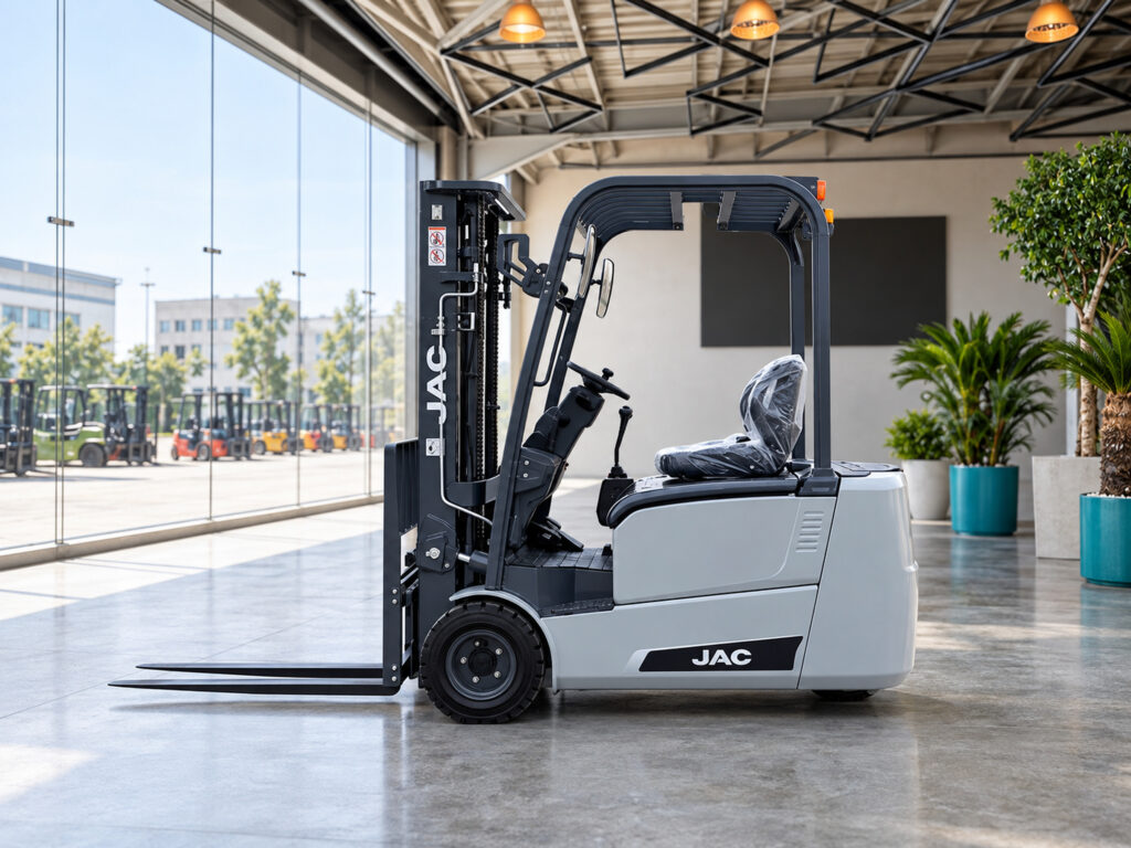JAC 2 Ton Elektrikli 3 Teker Forklift – Dolgu Lastik