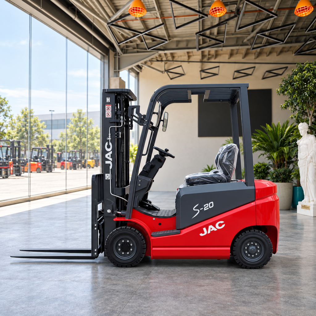 JAC 2 Ton Elektrikli Forklift – Havalı Lastik